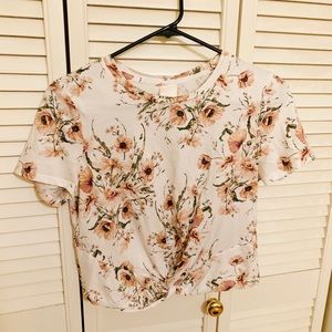 H&M Floral Crop top